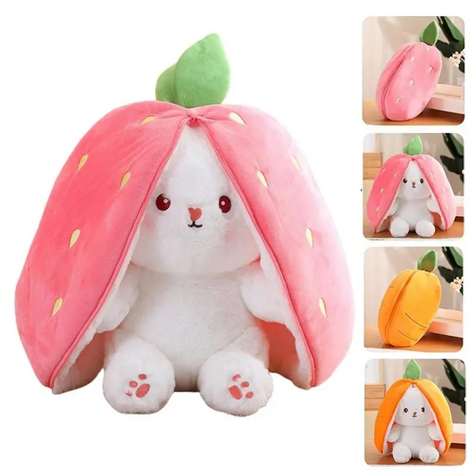 Kawaii Strawberry Bunny Plush Toy